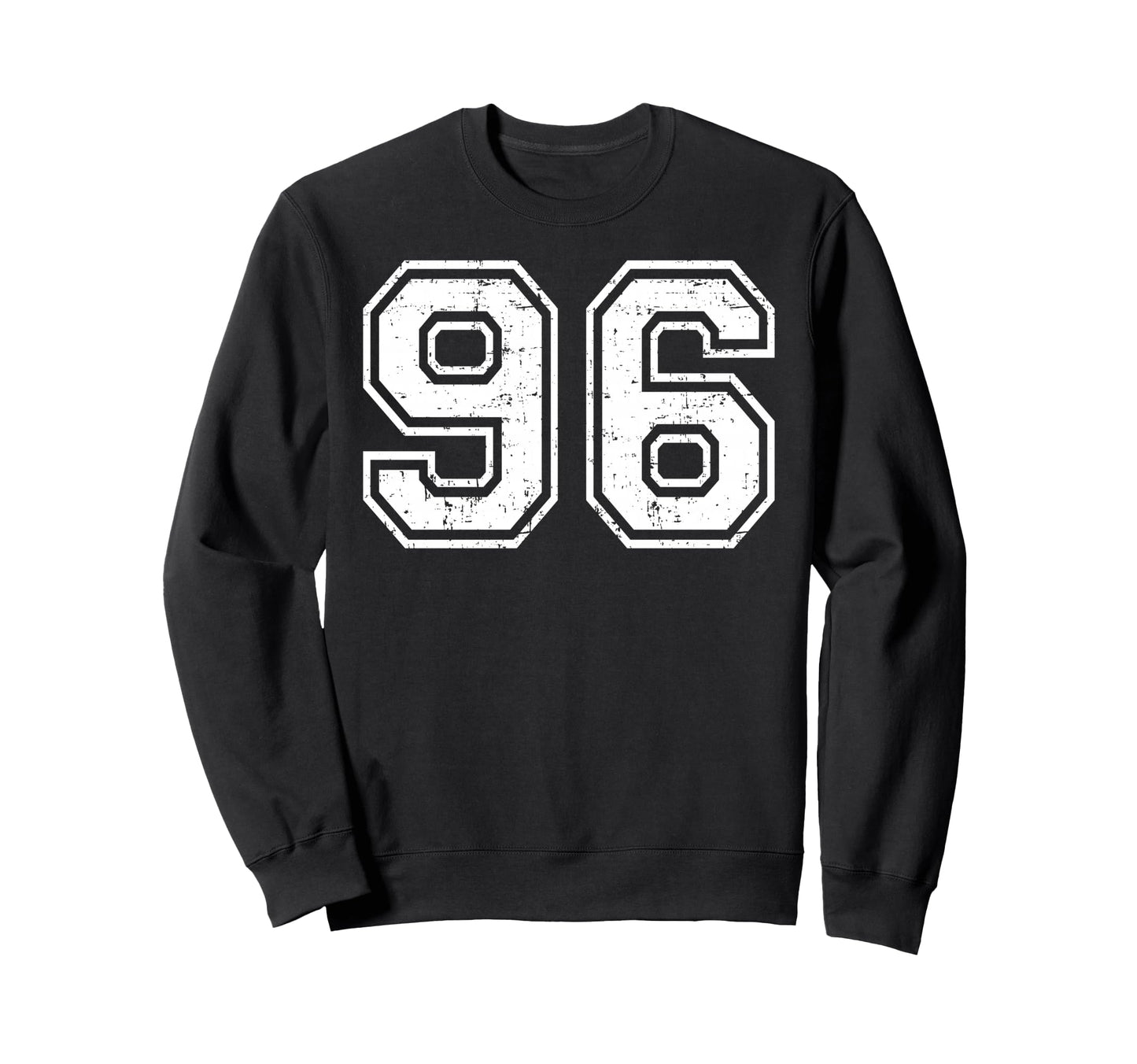 96 Number Ninety Six Team Sports Sweatshirt - Novelty Apparel Unisex
