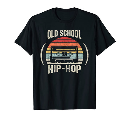 Old School Hip Hop 80S 90S Cassette T-Shirt - Unique Graphic for Adults
