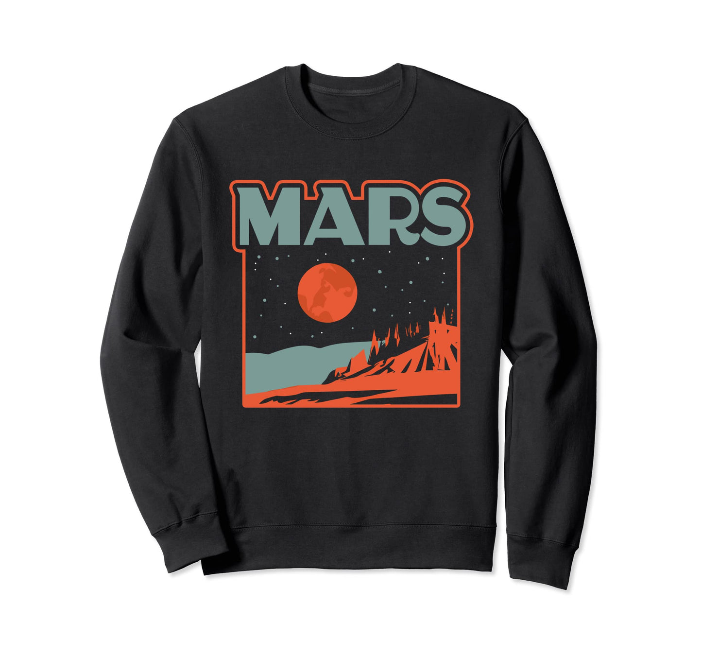 Mars National Park Parks Sci Fi Martian Sweatshirt - Unique Graphic Unisex