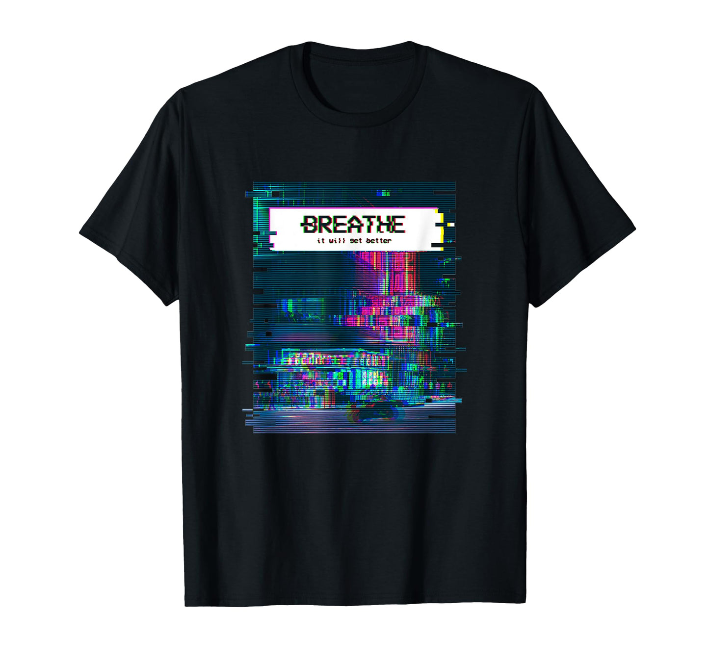 Vaporwave Aesthetic Anime T-Shirt - Graphic Print Unisex