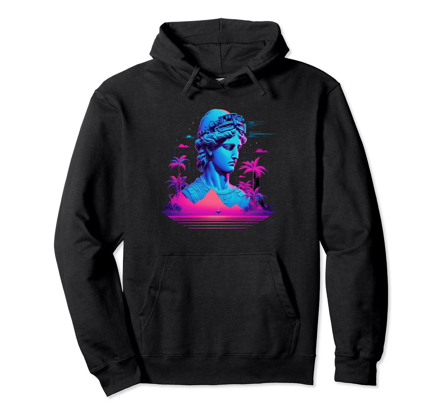 Vaporwave Aesthetic Futuristische Hoodie - Streetwear Style for Adults