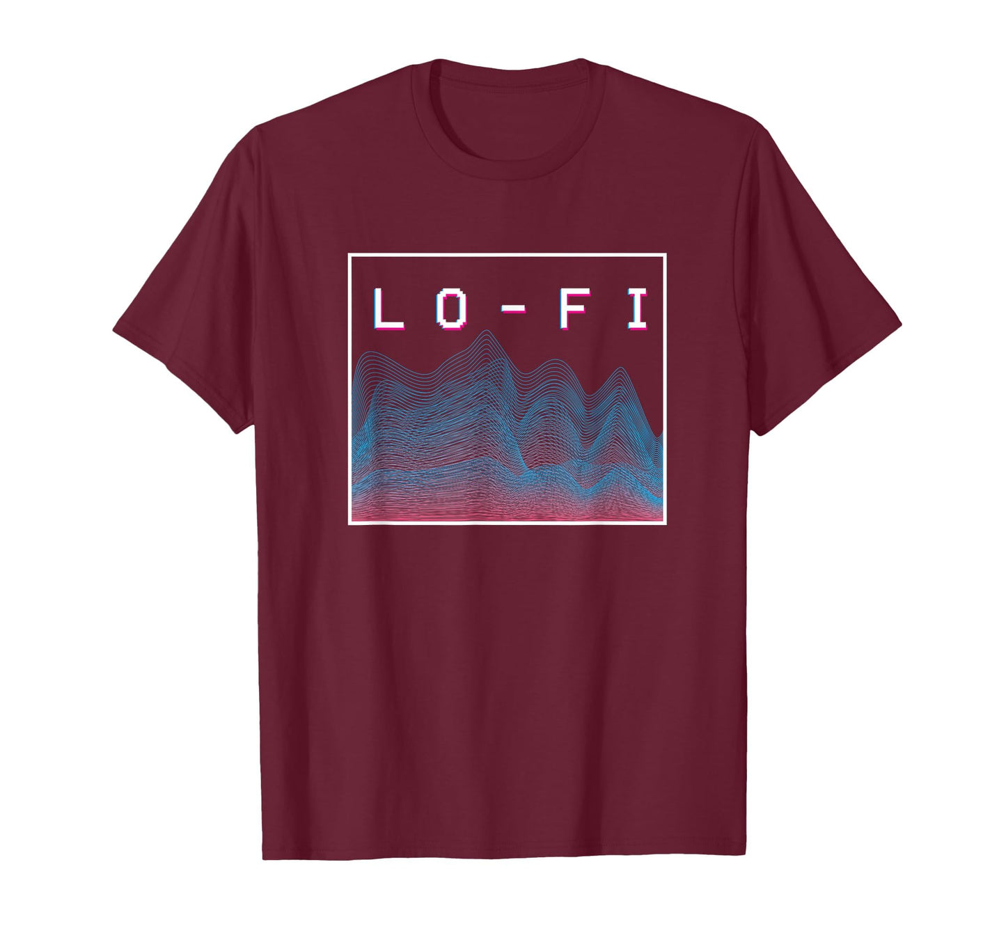 Lo Fi Hip Hop Soundwave Vaporwave T-Shirt - Casual Everyday Wear Men Women