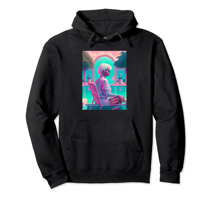 Vaporwave Aesthetic Trippy Vapor Wave Hoodie - Novelty Apparel Men Women