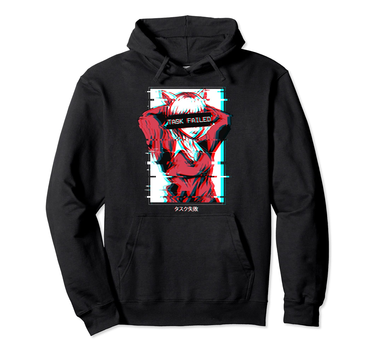 Vaporwave Aesthetic Anime Japanese Hoodie - Minimalist Print for Adults