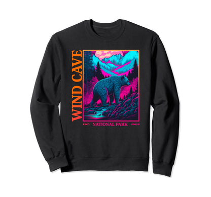 Wind Cave National Park Tees Sweatshirt - Fun Novelty Design for Adults