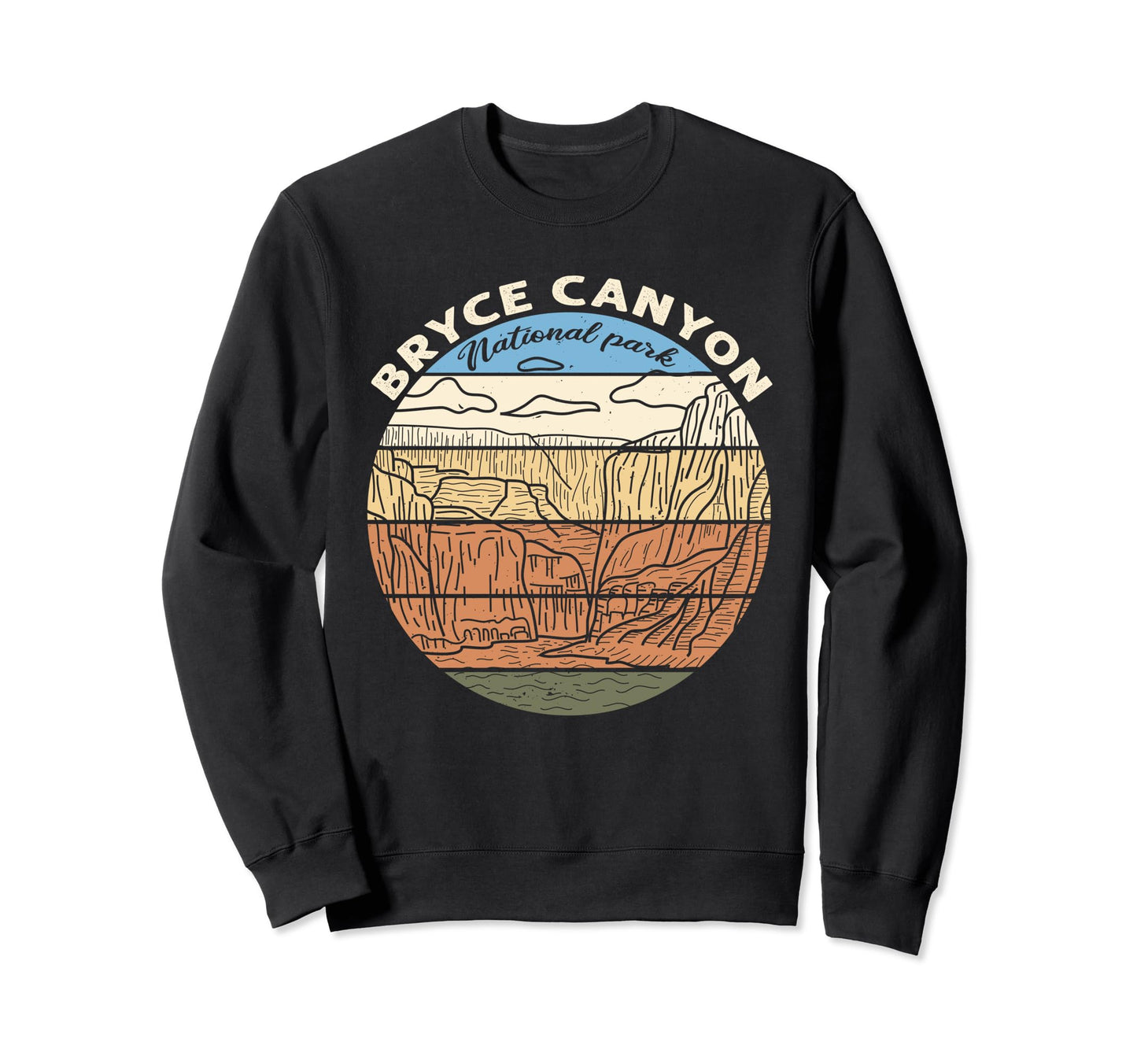 Bryce Canyon National Park Utah Sweatshirt - Custom Art Print Unisex