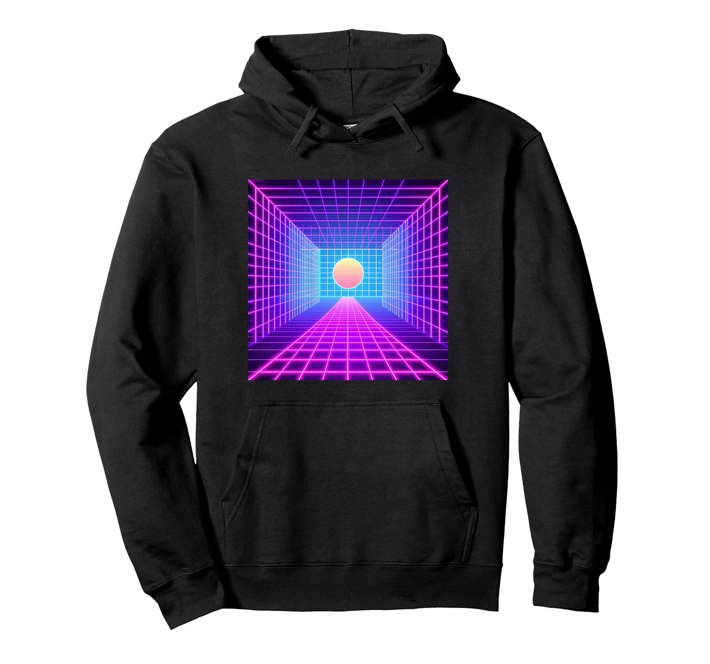 Retroverse Synthwave Aesthetic Vaporwave Hoodie - Minimalist Print Unisex