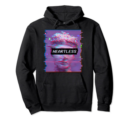 Vaporwave David Statue Aesthetic Art Hoodie - Minimalist Print Unisex