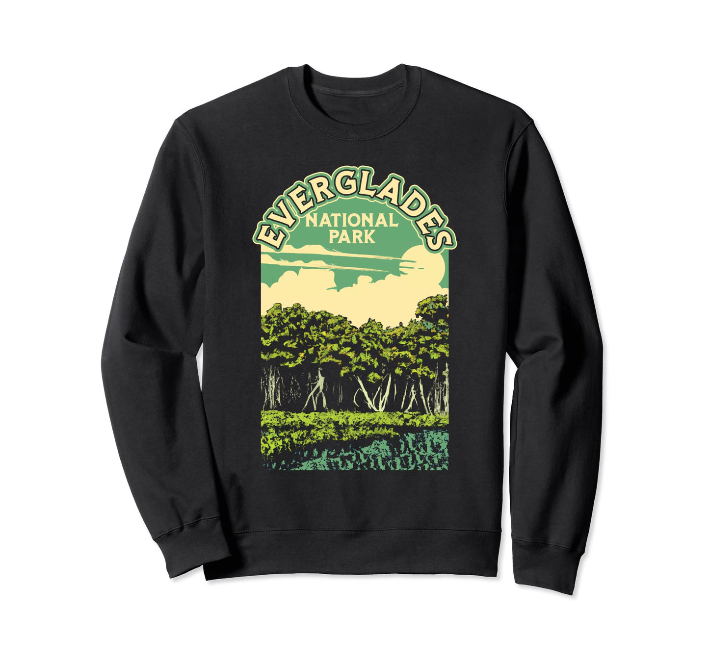 Everglades National Park Park Sweatshirt - Minimalist Print Unisex