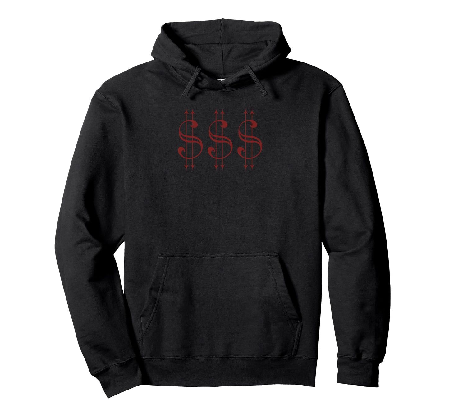Dollar Sign Grunge Alternative Emo Alt Hoodie - Minimalist Print Unisex