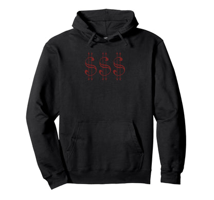 Dollar Sign Grunge Alternative Emo Alt Hoodie - Minimalist Print Unisex