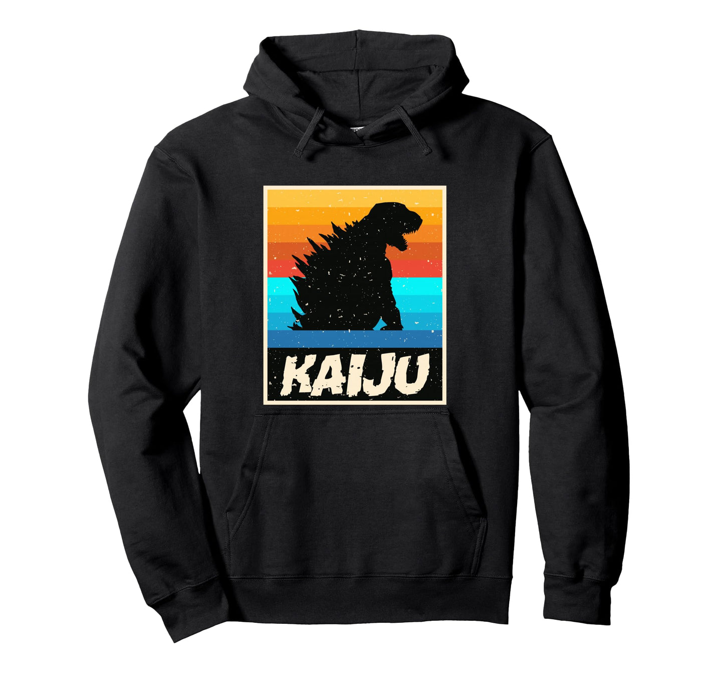 Kaiju Vaporwave Aesthetic Edgy Hoodie - Custom Art Print Men Women