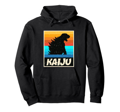 Kaiju Vaporwave Aesthetic Edgy Hoodie - Custom Art Print Men Women