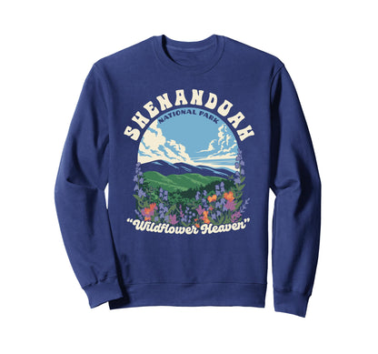 Shenandoah National Park Sweatshirt - Custom Art Print Men Women