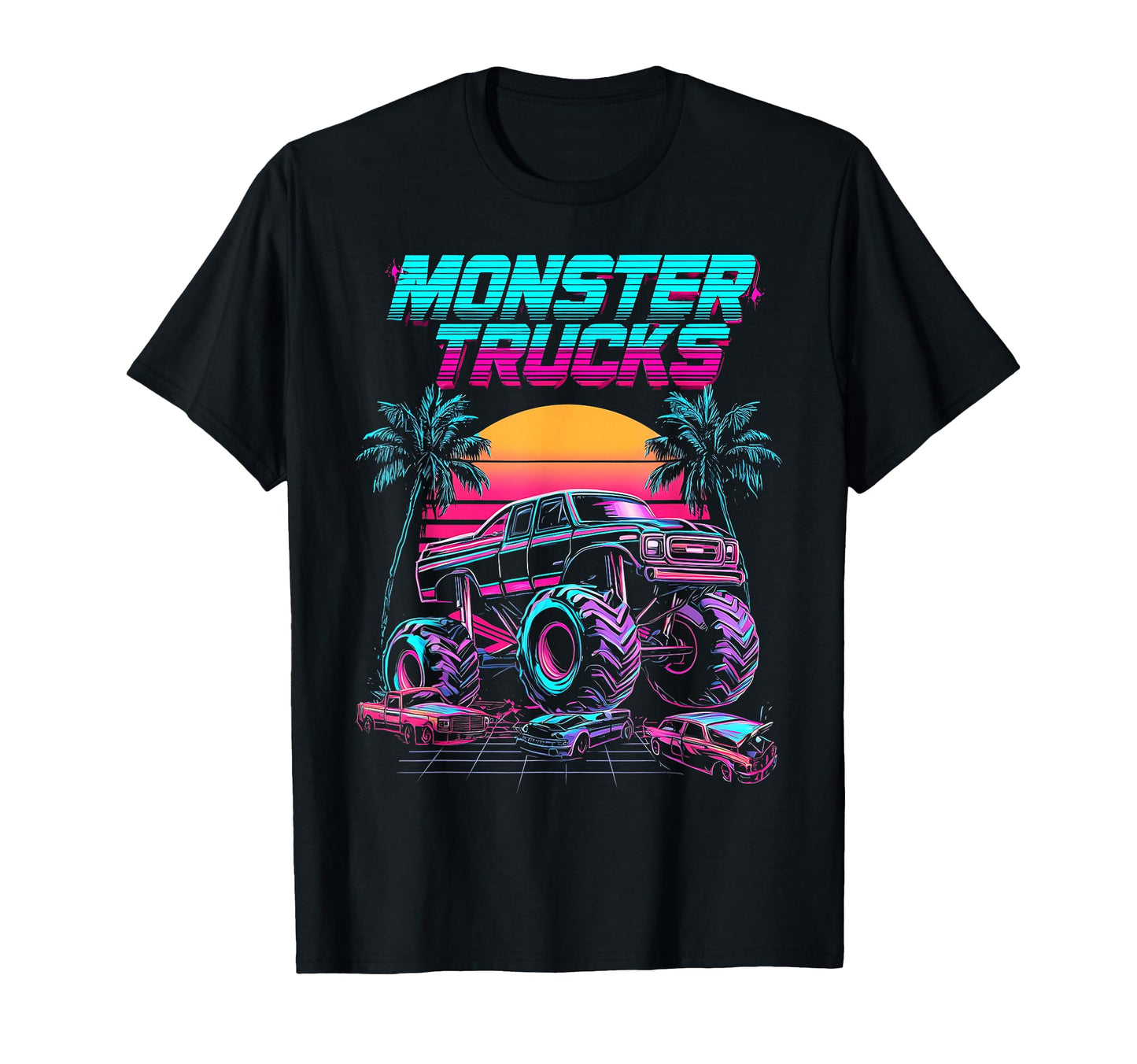 Monster Truck 4 Wheeler T-Shirt - Casual Everyday Wear for Adults