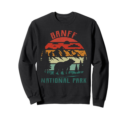 Banff National Park Canada Sweatshirt - Fun Novelty Design Men Women