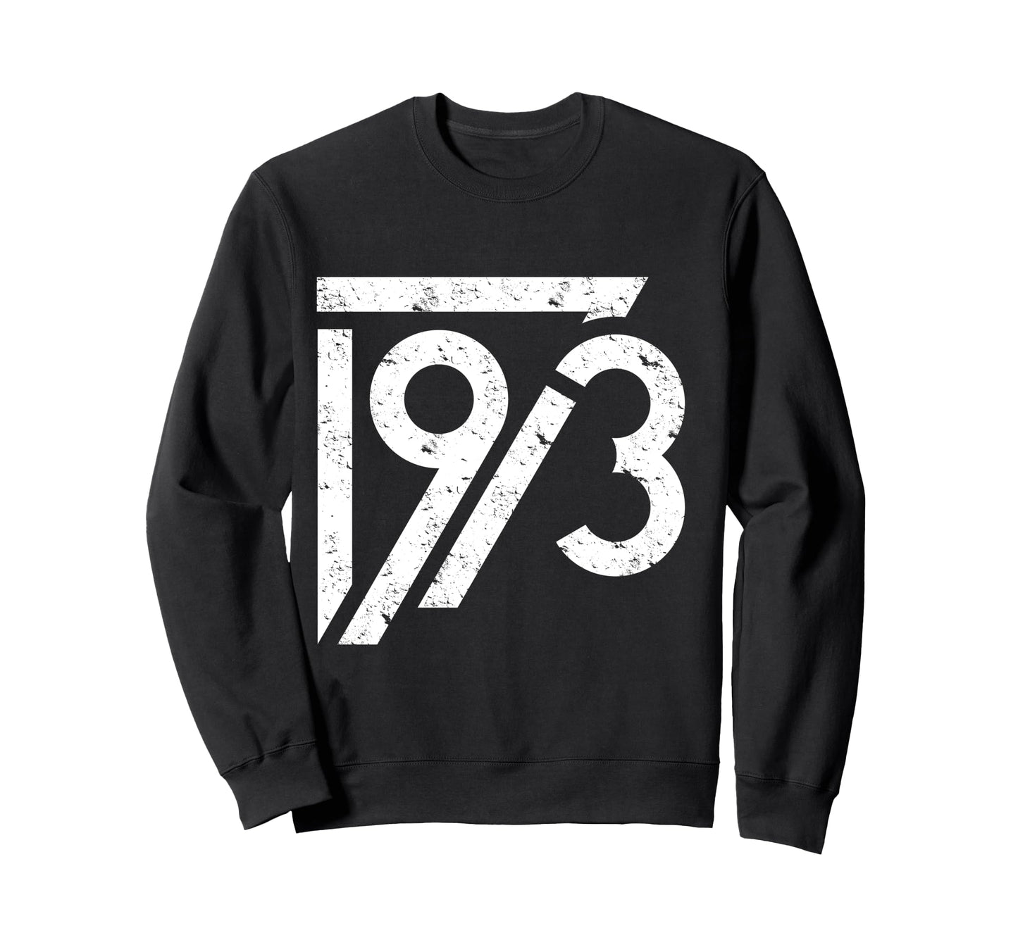 1973 Birthday Grunge Alternative Sweatshirt - Minimalist Print for Adults