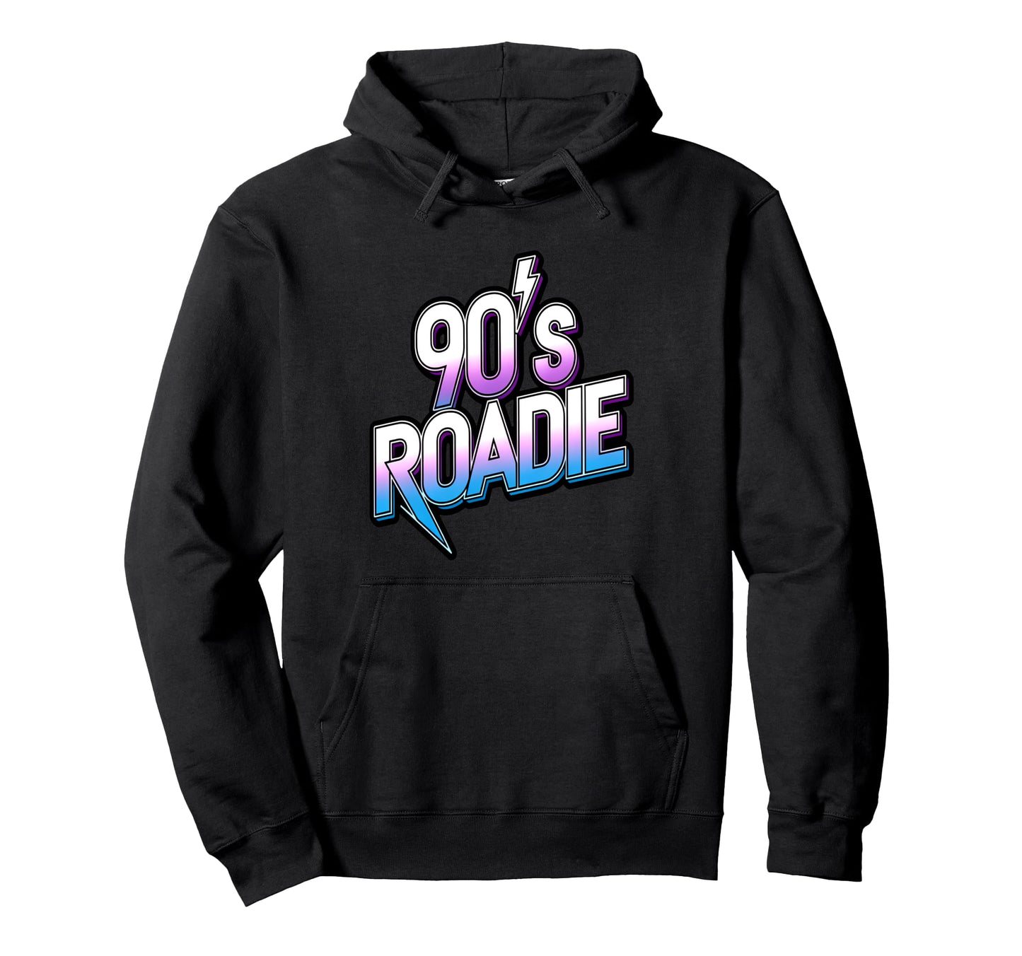 90S Roadie Rock Music Country Grunge Hoodie - Unique Graphic for Adults