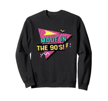 Born 80S Raised 90S 80S 90S Made Sweatshirt - Graphic Print for Adults