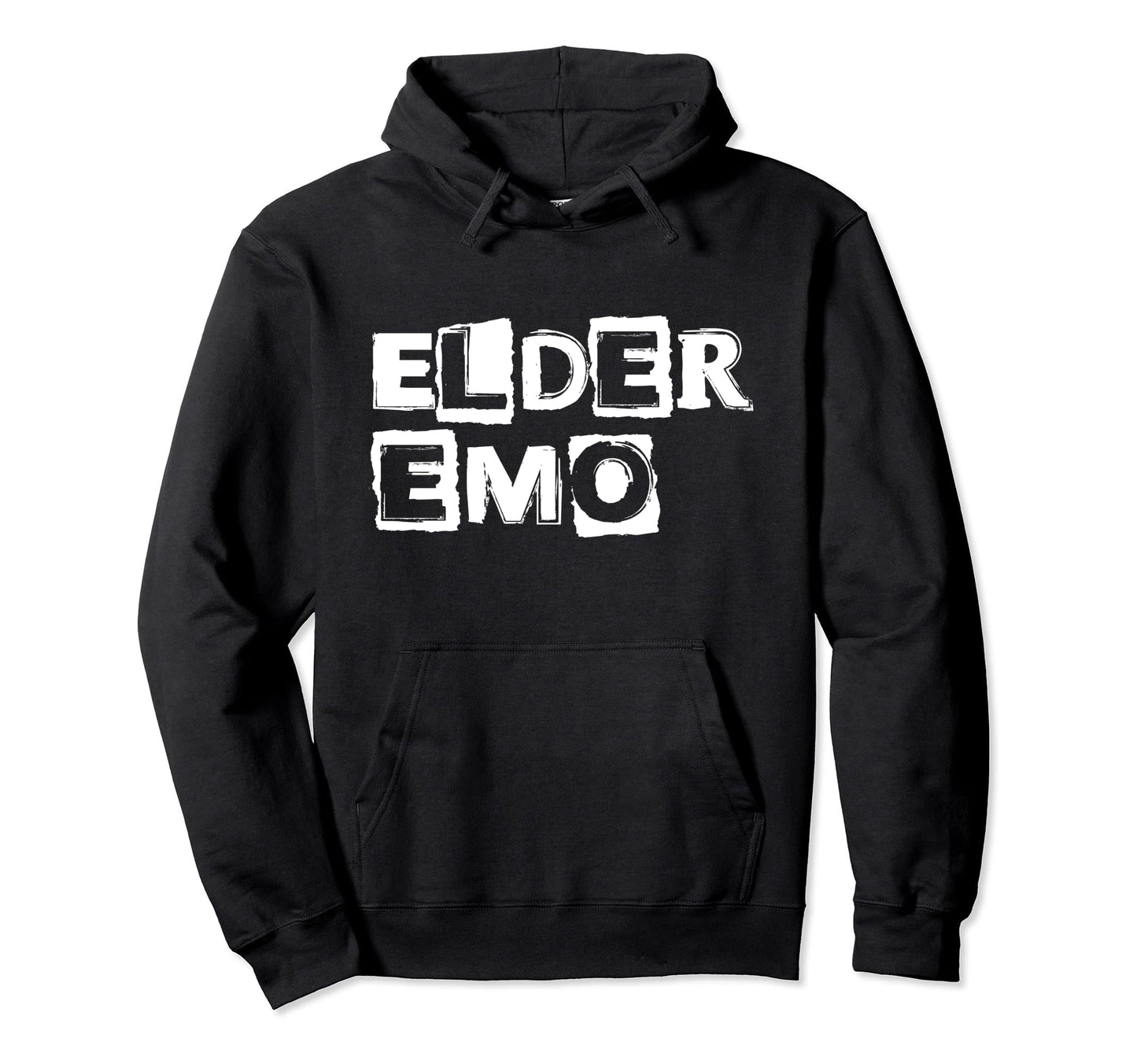 Emo Rock Elder Emo Y2K 2000S Emo Ska Hoodie - Novelty Apparel for Adults