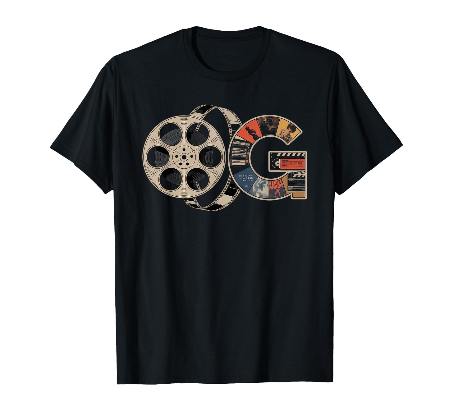 Old School Og Hip Hop Vinyl Cds Tapes T-Shirt - Graphic Print for Adults