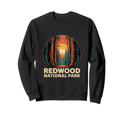 Redwood National Park Nature Sweatshirt - Aesthetic Graphic Men Women