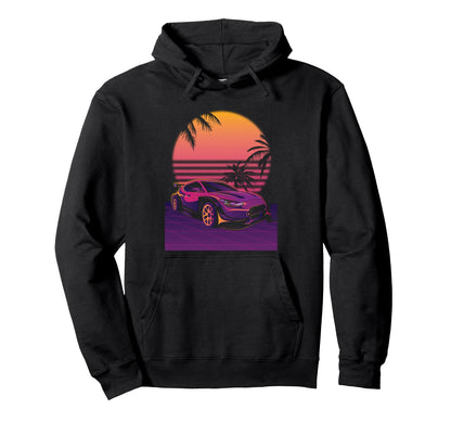 Aesthetic Synthwave Retrowave Vaporwave Hoodie - Trendy Graphic Men Women