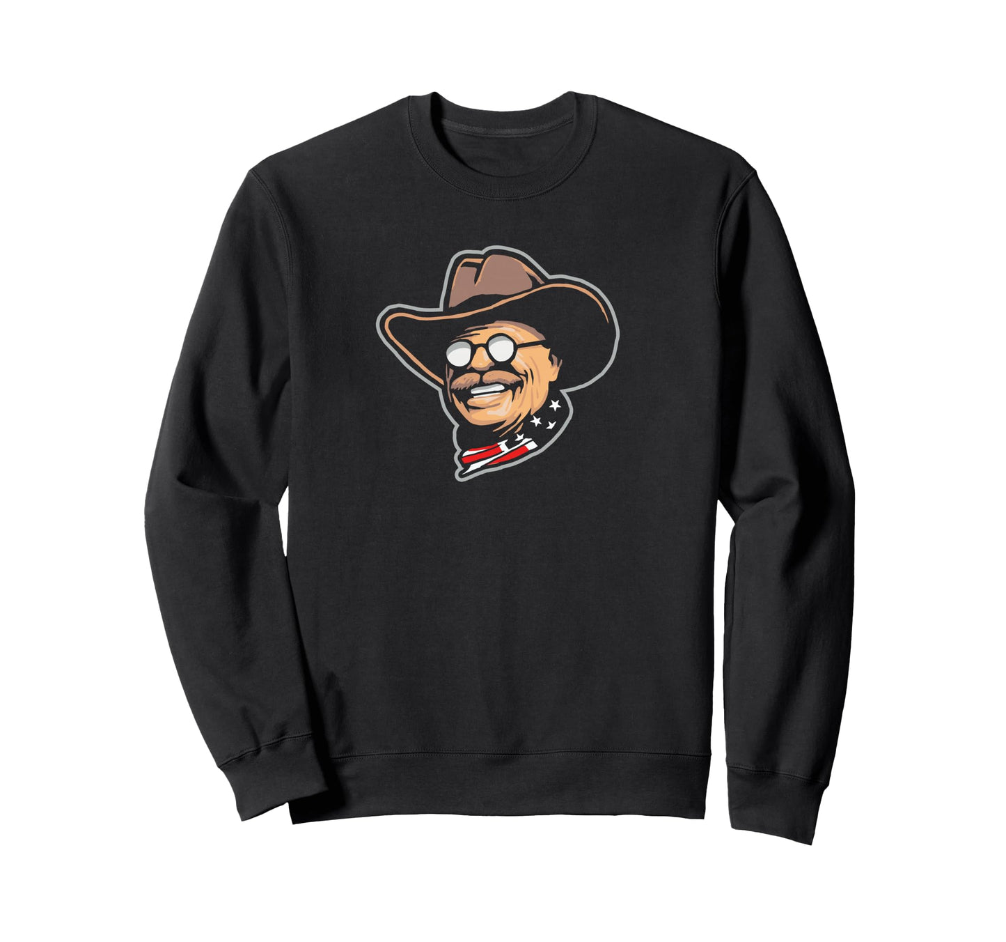 Teddy Roosevelt Rough Rider Sweatshirt - Custom Art Print Men Women