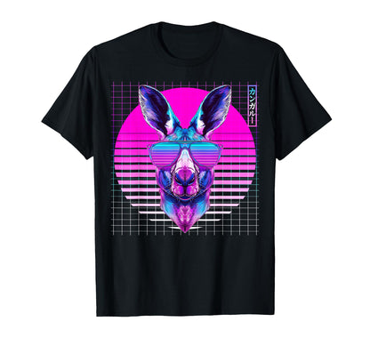 Kangaroo Sunglasses Australia T-Shirt - Fun Novelty Design for Adults
