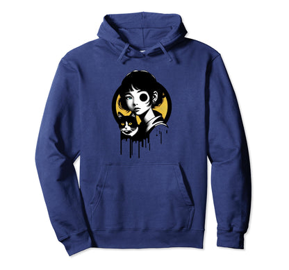 Funny And Cat Graffiti Grunge 90S Hoodie - Aesthetic Graphic Men Women