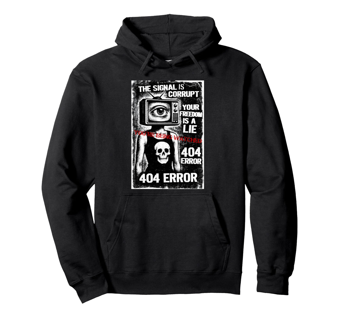 Punk Rock 90S Grunge Urban Street Art Hoodie - Casual Everyday Wear Unisex
