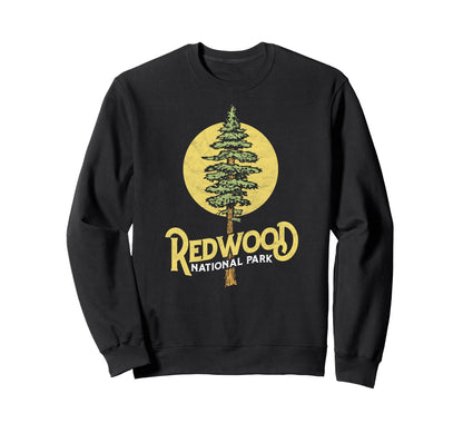Redwood National Park Vibe Sweatshirt - Fun Novelty Design Men Women