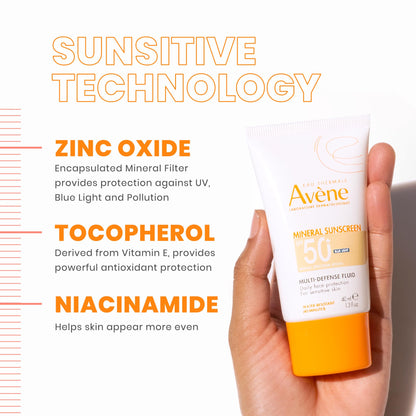 Avène Colored Sunscreen SPF 50+ - Perfect for Dry Skin | 50 ml