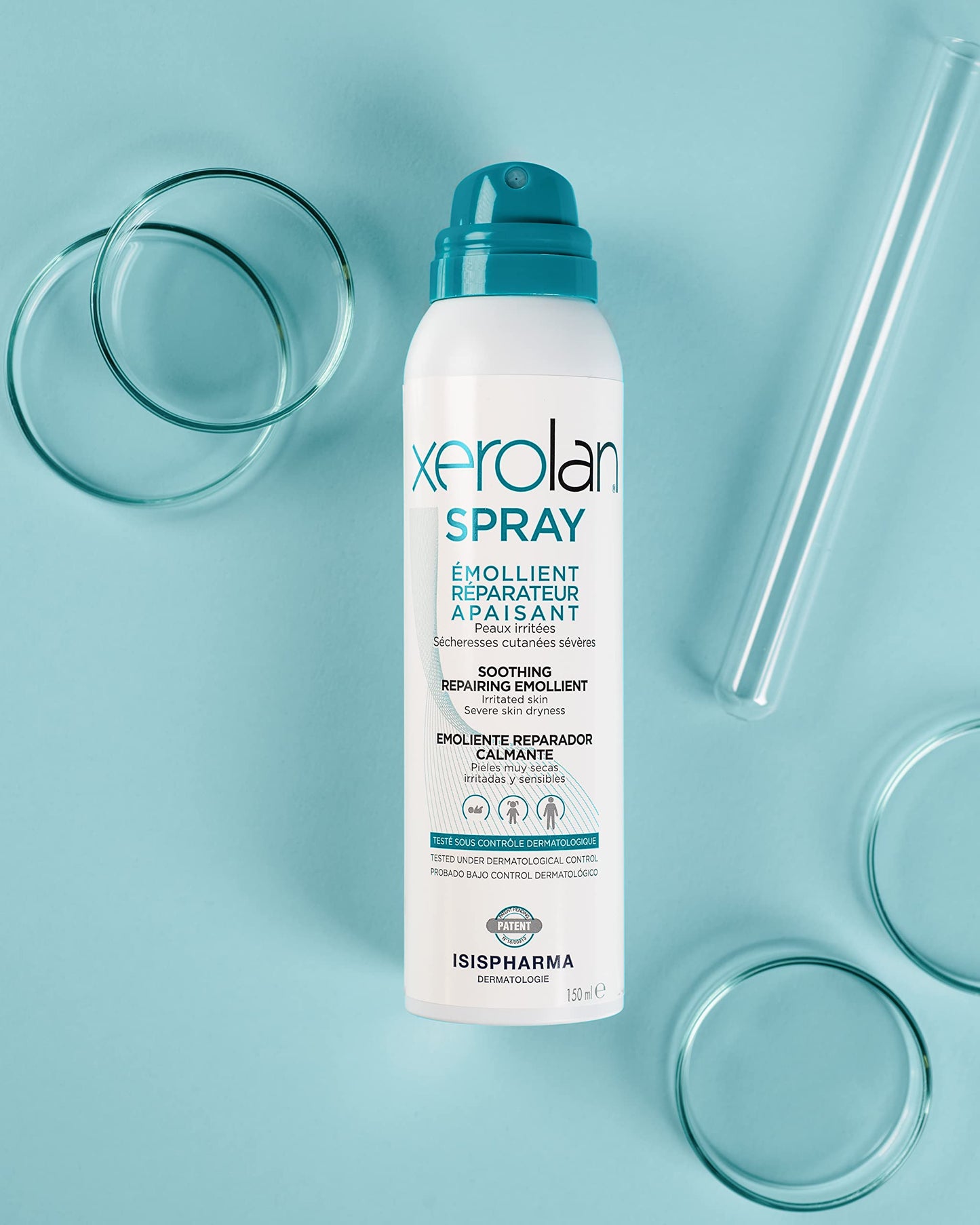 Isis Pharma Moisturizing Spray for Sensitive Skin - Soothing Hydration for Babies, Kids & Adults