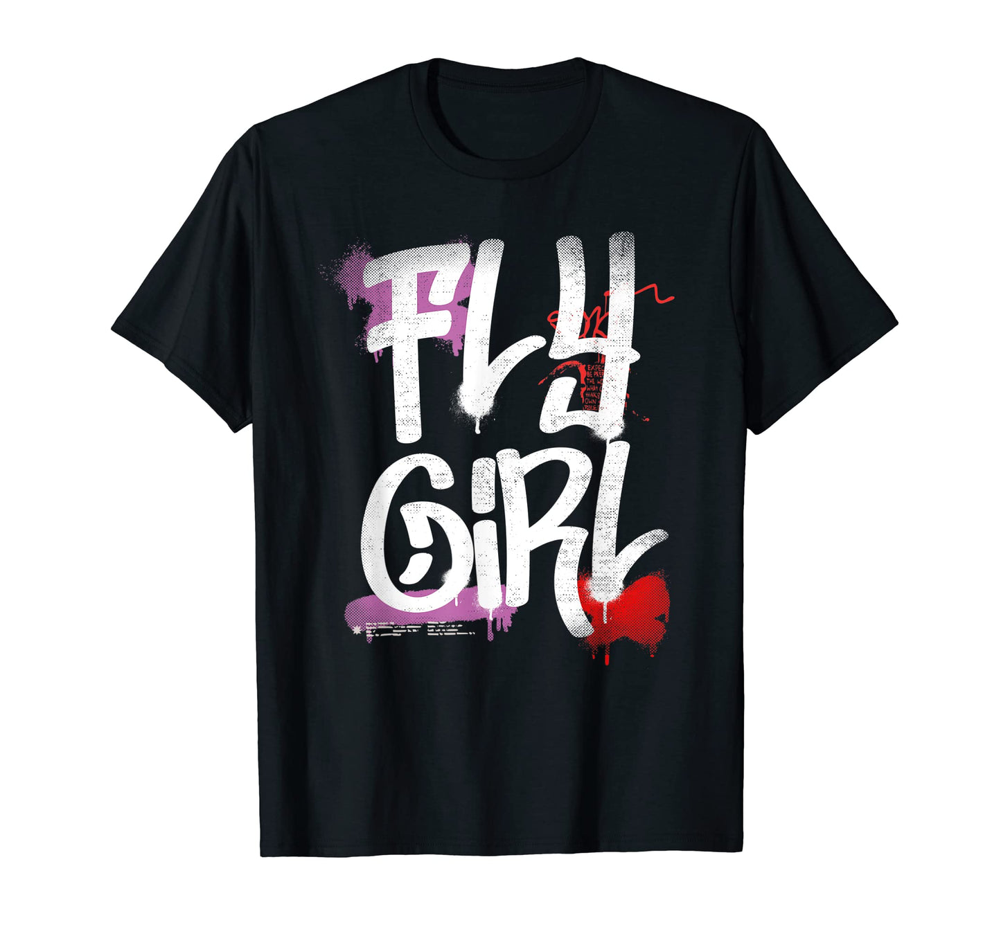 Fly 80S 90S Rap B Old School Hip Hop T-Shirt - Novelty Apparel for Adults
