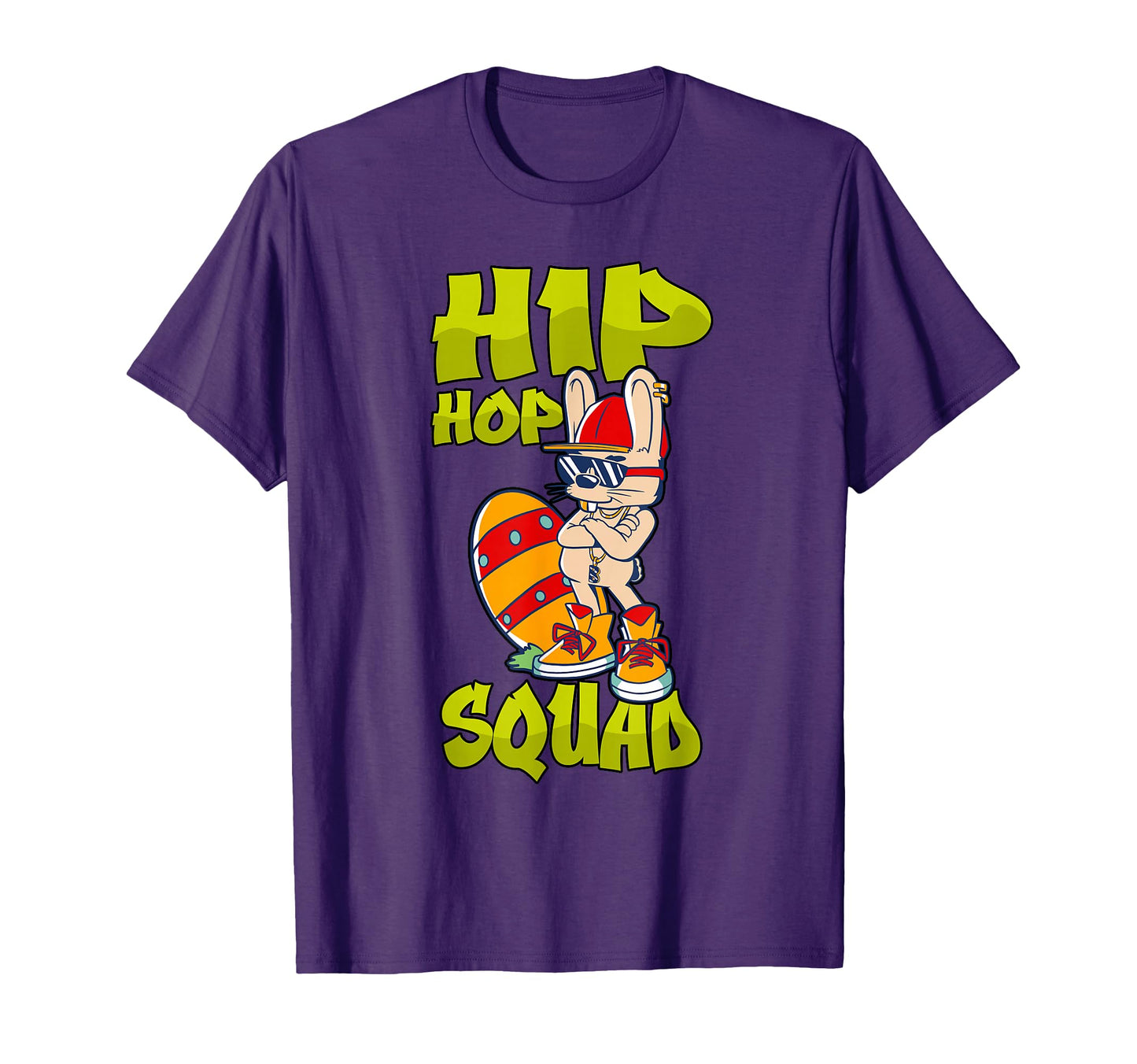 Hip Hop Squad Bunny Old School Rap T-Shirt - Trendy Graphic for Adults