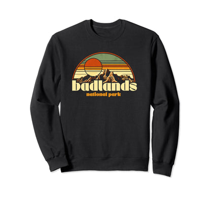 Badlands National Park Sweatshirt - Casual Everyday Wear for Adults