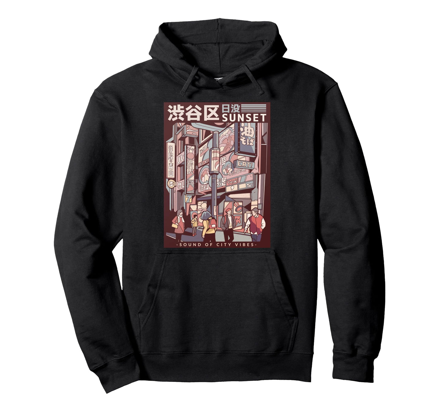 Aesthetic Vaporwave Japan 80S 90S Tokyo Hoodie - Graphic Print Unisex