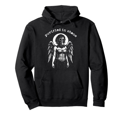 Gothic Punk Graffiti Grunge 90S Hoodie - Aesthetic Graphic for Adults
