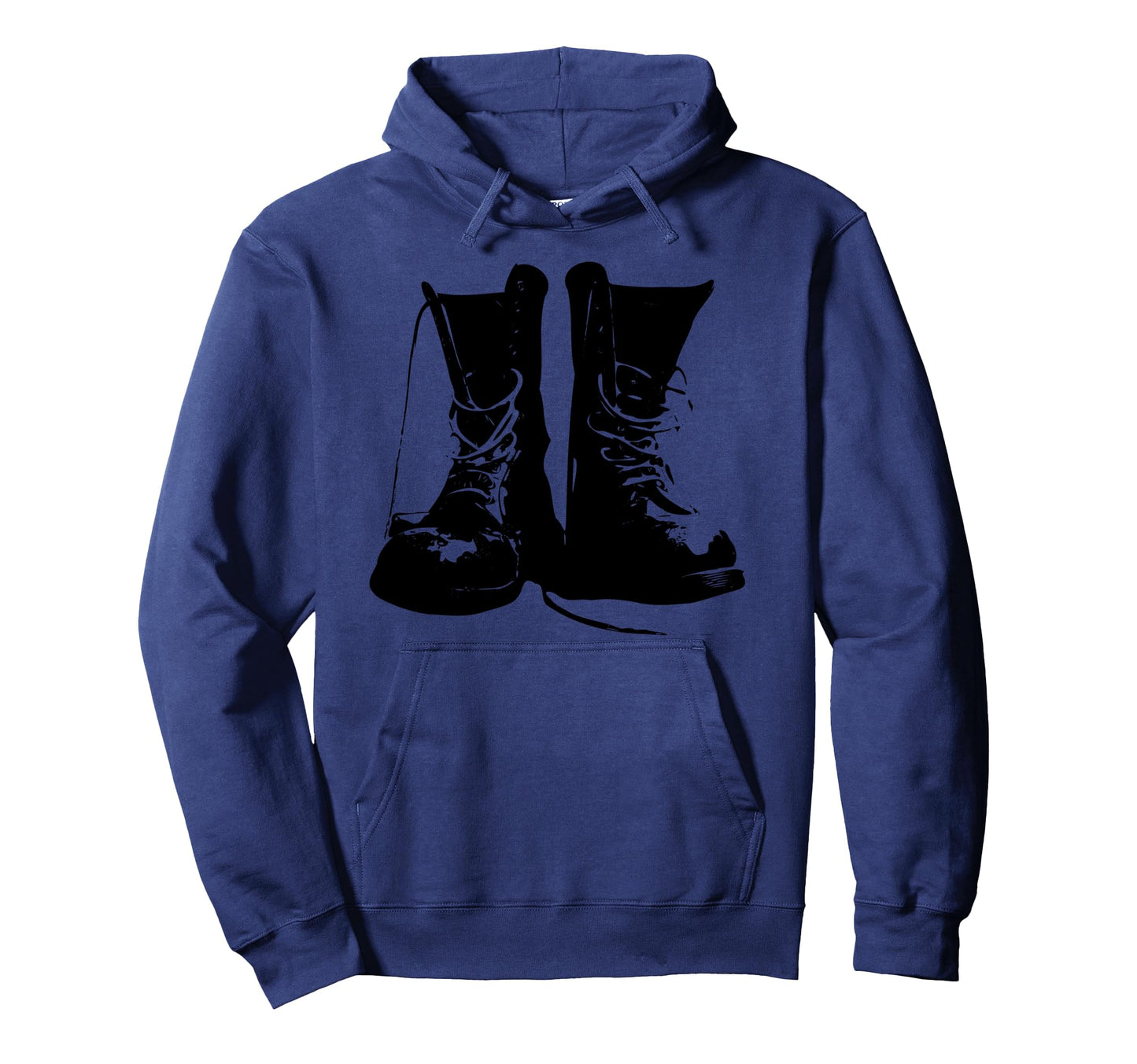 Grunge Rock Boots 90S Punk Rocker Band Hoodie - Novelty Apparel Unisex