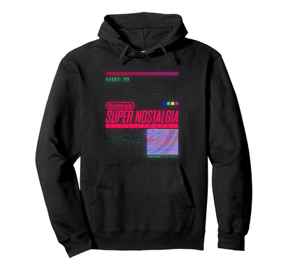 Super Nostalgia Japanese Vibes Hoodie - Unique Graphic for Adults