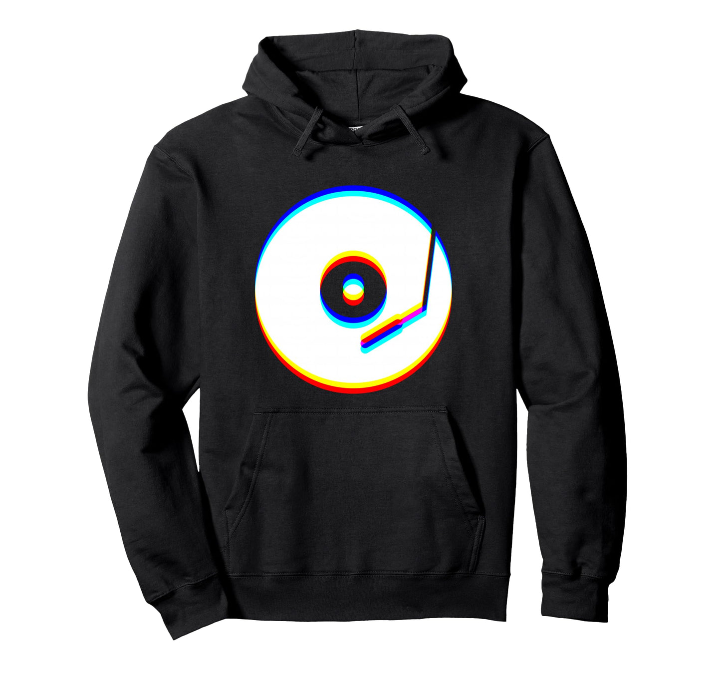 Glitch Art Optical Illusion Vaporwave Hoodie - Casual Everyday Wear Unisex