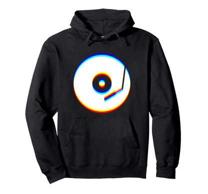 Glitch Art Optical Illusion Vaporwave Hoodie - Casual Everyday Wear Unisex