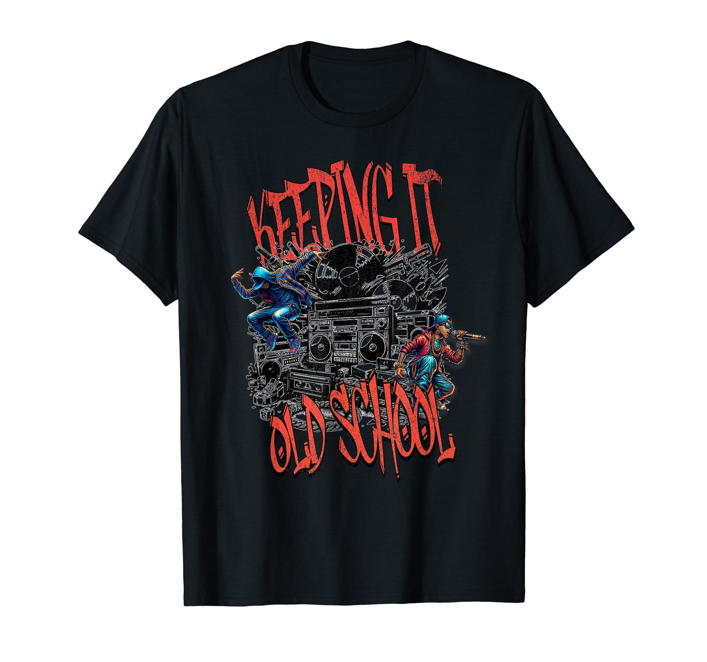 Keeping It Old School 80S 90S Old School T-Shirt - Novelty Apparel Unisex