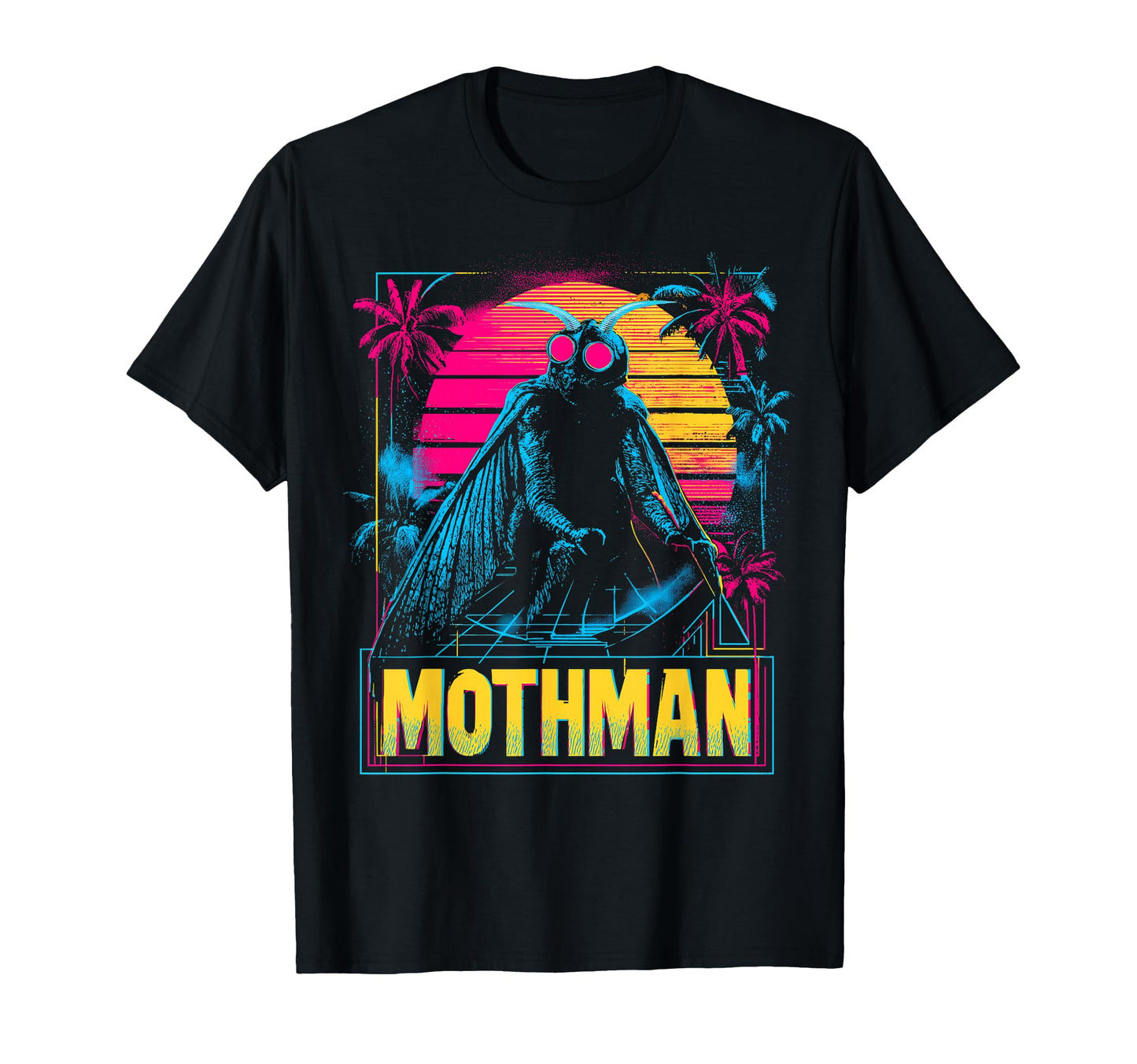 Mothman Cryptozoology Cryptid T-Shirt - Novelty Apparel for Adults