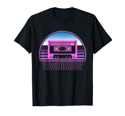 Cassette Tape 80S Vaporwave Aesthetic T-Shirt - Custom Art Print Unisex