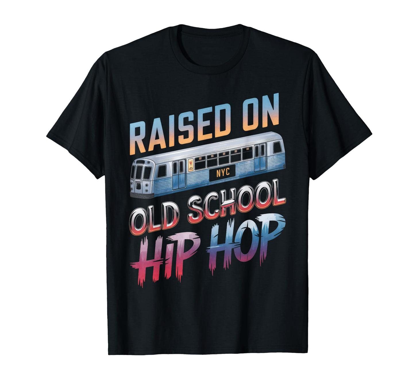 Raised Old School Hip Hop Cassette T-Shirt - Casual Everyday Wear Unisex