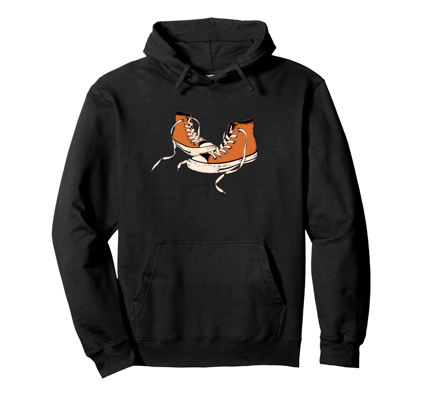 Funny Shoes Grunge Rock N Roll Art 90S Hoodie - Unique Graphic for Adults