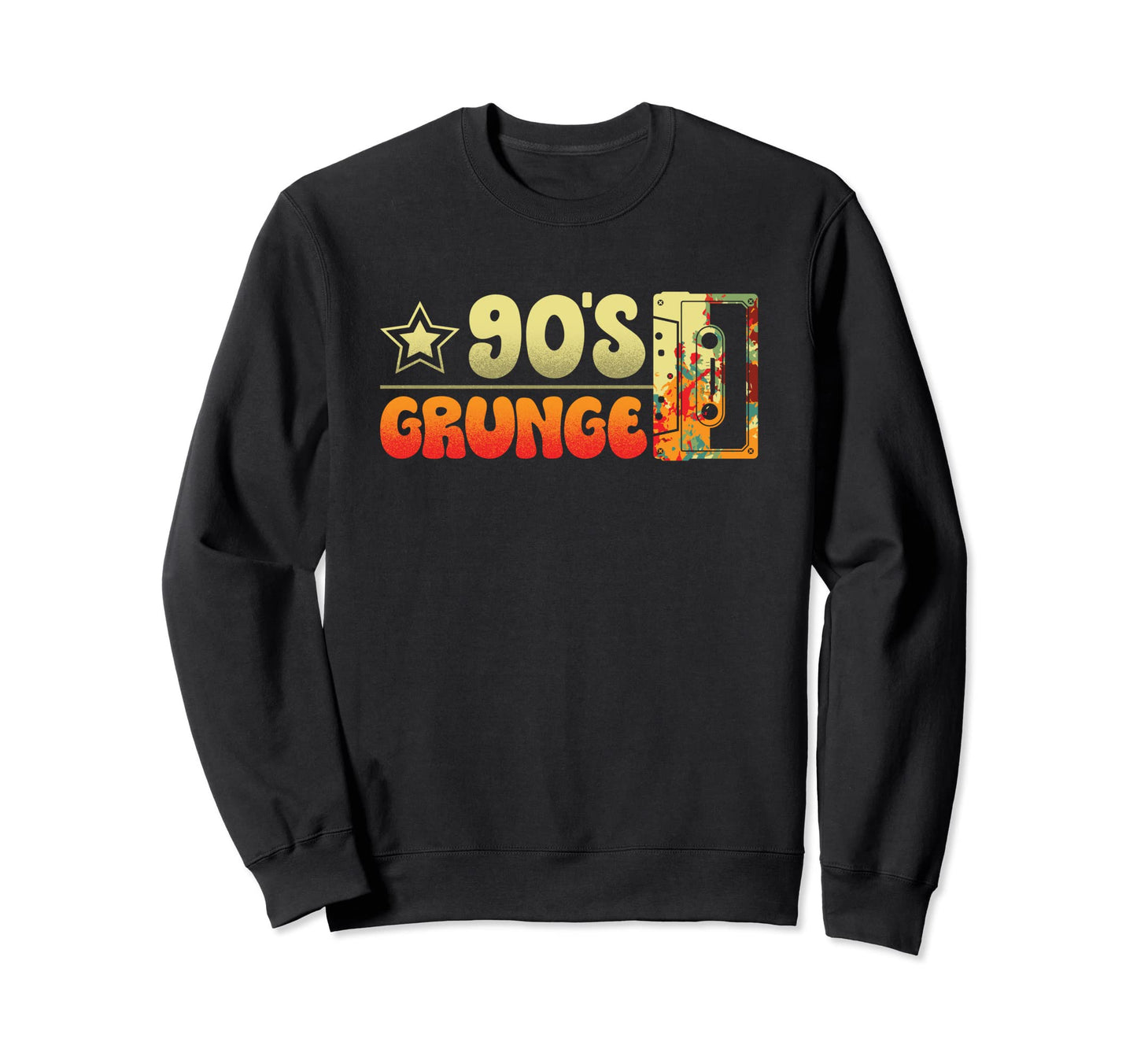 90S Grunge Nineties Decade 1990 90S Sweatshirt - Unique Graphic Men Women