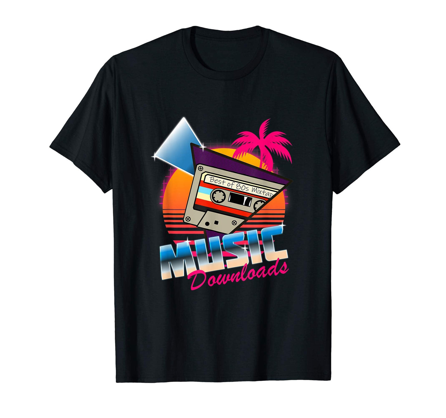 Nostalgic 80S 90S Music Cassette T-Shirt - Aesthetic Graphic for Adults